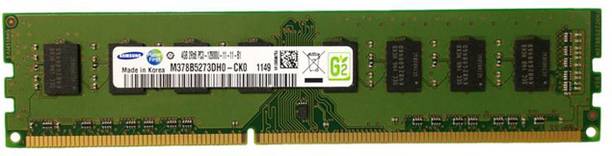 Samsung PC3 12800S DESKTOP PC RAM DDR3 4 GB (Dual Channel) PC (M378B5273DH0-CK0, DDR3-1600 , 1.5v, 2RX8)