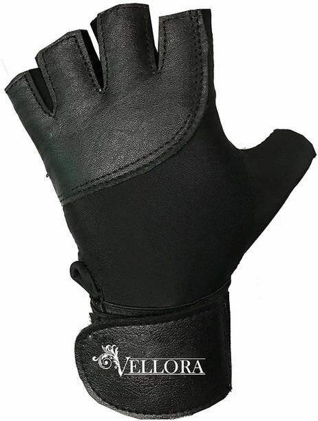 Vellora Sports Gym Gloves Sheep Leather Fitness Training Gym & Fitness Gloves