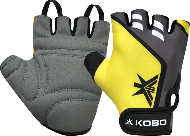 KOBO WTG-28-SMALL Weight Lifting Gym Gloves Hand Protector For Fitness Training Gym & Fitness Gloves