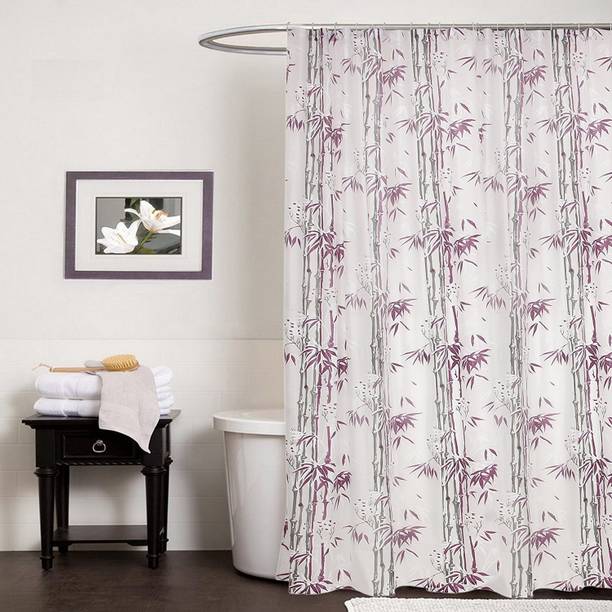 CASA FURNISHING 274 cm (9 ft) PVC Door Curtain Single Curtain