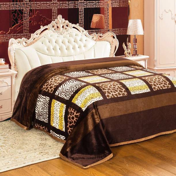 SIGNATURE Animal Single Coral Blanket for  Mild Winter