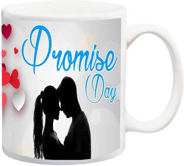 Kesri Gifts Promise Day Theme(valent-mug-1317) Ceramic Coffee Mug