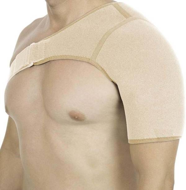 Witzion Shoulder Support Adjustable Shoulder Brace Neoprene Beige Left Shoulder Support