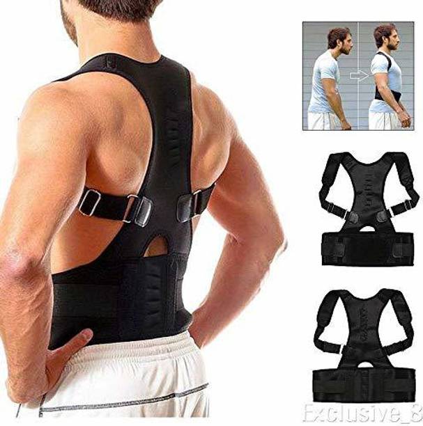 Mjcreationhub Dr.Adviced Magnetic Therapy Posture Corrector Shoulder Back Support Belt Posture Corrector