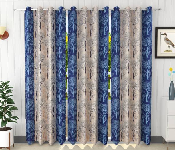 Home Edge 214 cm (7 ft) Polyester Room Darkening Door Curtain (Pack Of 3)