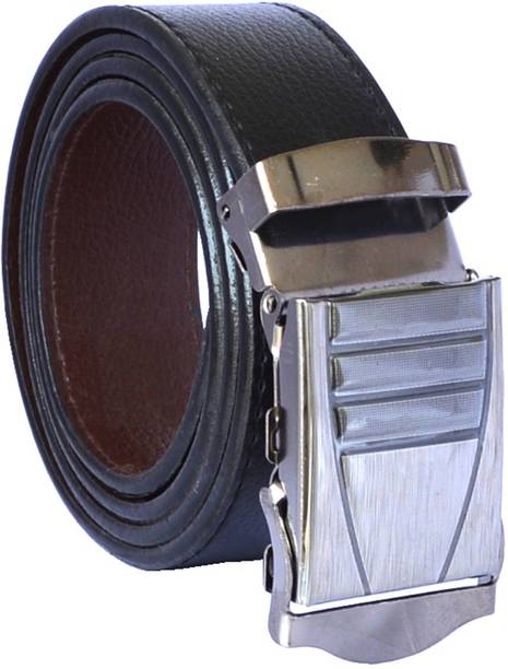 Men Formal Black Synthetic Belt
