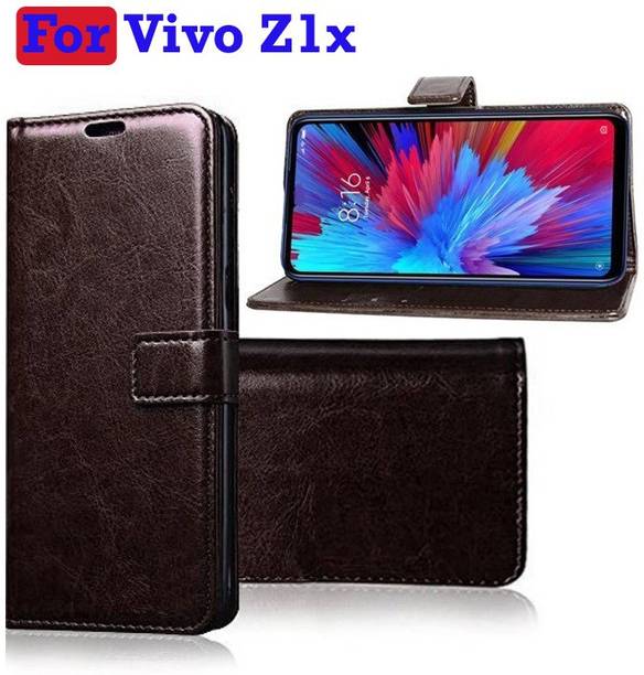 FARMAISH Flip Cover for Vivo Z1x