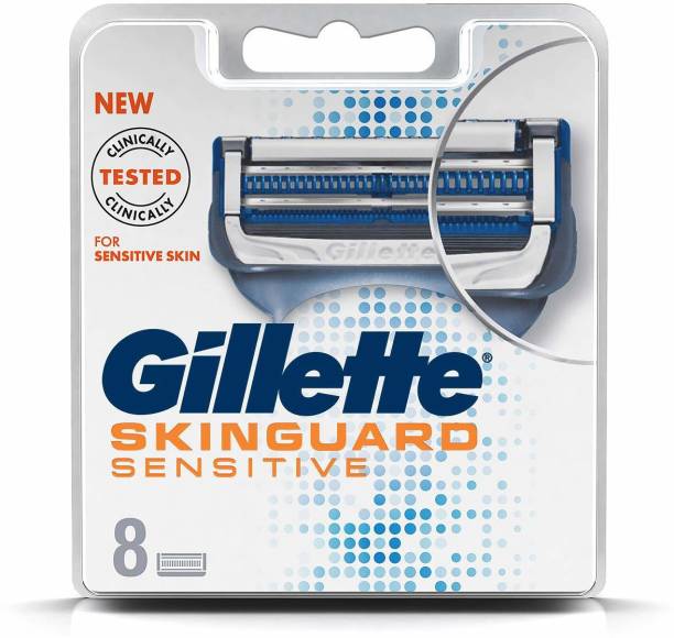 Gillette Skinguard Minimum Contact Shaving Cartridges with Lubra Strip