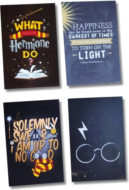 Macro New harry potter themed bookmark set of 4 Magnetic Bookmark Bookmark