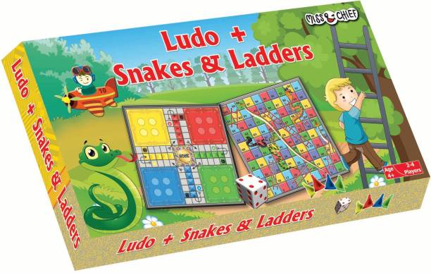 Miss & Chief Ludo + Snake & Ladder Party & Fun Games Board Game