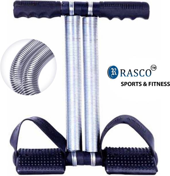 RASCO BLACK STEEL DOUBLE TUMMY TRIMMER FOR MEN Ab Exerciser