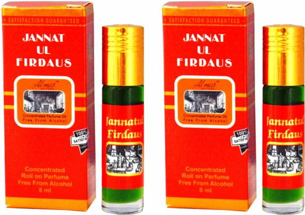 Almas JANNATUL FIRDAUS UAE fascinating fragrance ( PACK OF 2 ) pocket Floral Attar