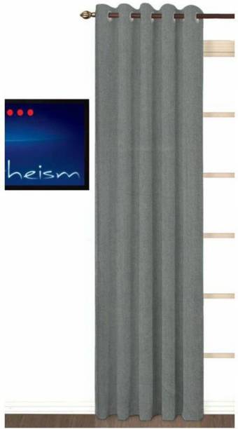 Styletex 213 cm (7 ft) Door Polyester Semi Transparent Curtain Single Curtain