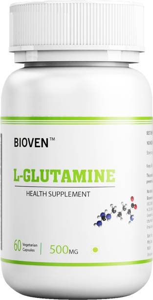 BIOVEN L-Glutamine 500mg 60 Veg Capsules