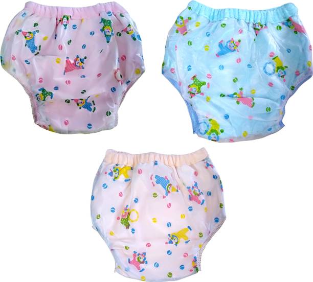Welo High Quality Baby Plastic Pant Printed