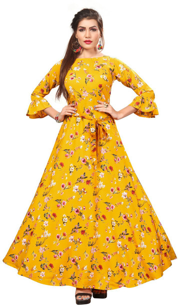 Long frock for women flipkart clearance