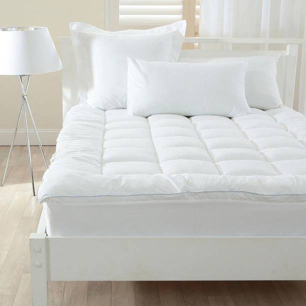 PUMPUM Mattress Topper Double Size Breathable, Stretchable, Waterproof Mattress Cover