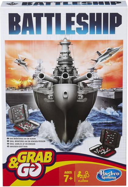 HASBRO GAMING BATTLESHIP GRAB AND GO Strategy & War Games Board Game