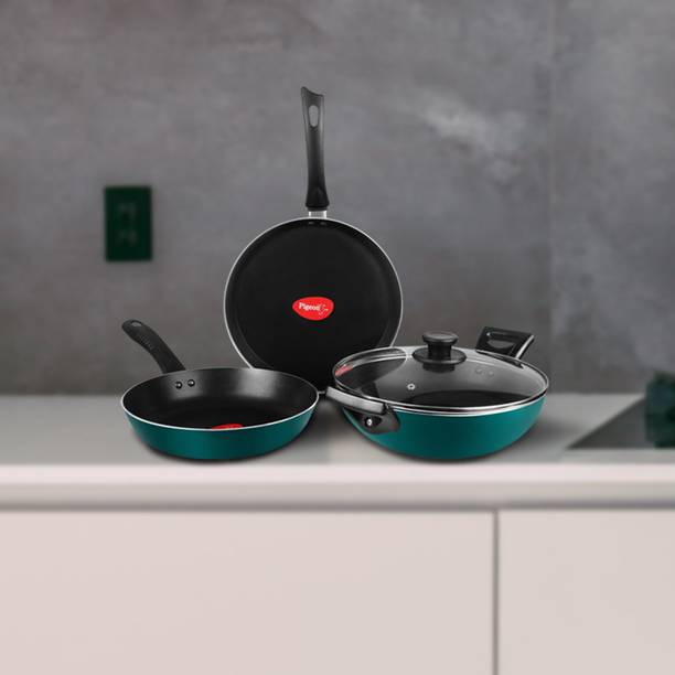 Pigeon ALPHA NON-STICK 4 PIECE IB GIFT SET Induction Bottom Non-Stick Coated Cookware Set