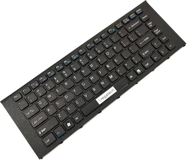 Regatech VPC-EA25FX/WI, VPC-EA25FXBI, VPC-EA25FXT Internal Laptop-size Laptop Keyboard Compatible with Desktop, Laptop, Mac