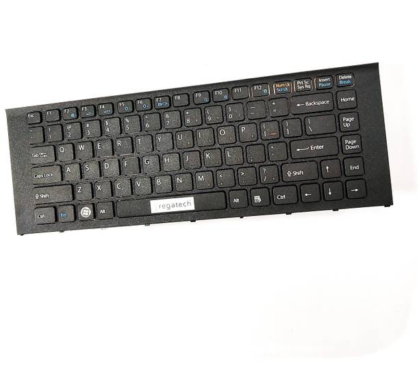 Regatech VPCEA4DGX/BJ, VPCEA4M1R, VPCEA4M1R/BJ Internal Laptop-size Laptop Keyboard Compatible with Desktop, Laptop, Mac