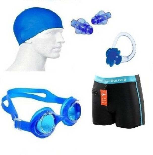 Optimus ® Junior Senior Pool Party Swimming Combo Kit with Multicolor - (XXXL) Swimming Kit