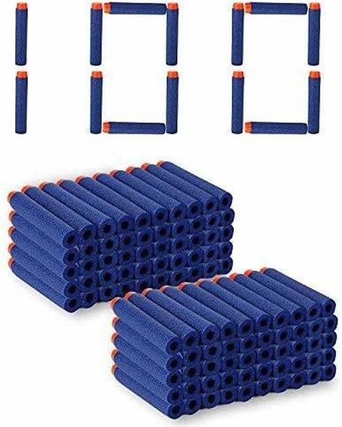 ZZ ZONEX Toy Bullet Foam Dart Bullets for Nuref N Strike Elite Guns, 100 -Piece , (Blue) Darts & Plastic Bullets