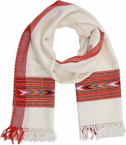 ARUNA KULLU HANDLOOM Woven Pure Wool Women Stole