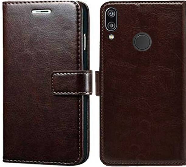 MAXSHAD Flip Cover for Huawei P20 Lite