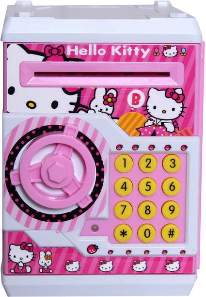 Collectionmart Hello Kitty Electronic Piggy Bank/money locker/ATM Coin Bank Coin Bank