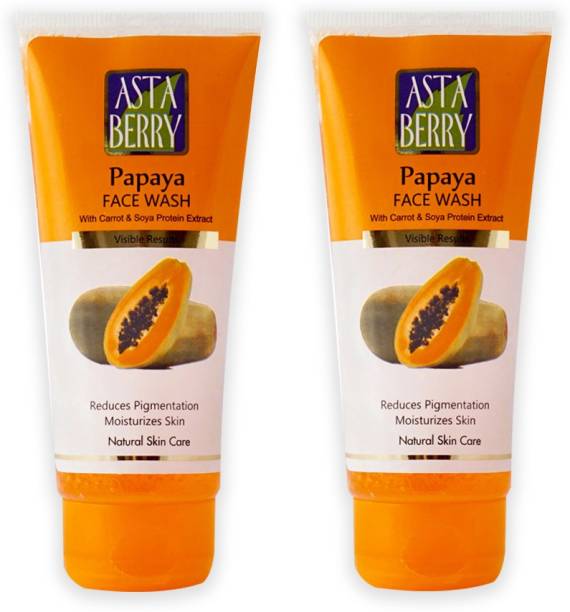 ASTABERRY Papaya  60ml - (Pack of 4) Reduce Blemishes & Pigmentation Face Wash