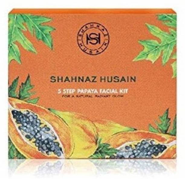 Shahnaz Husain 5 Step Papaya Facial Kit (Pack Of 1)