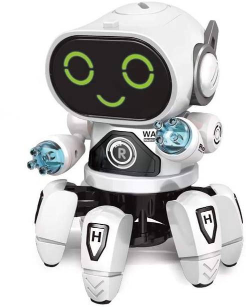 Fashion Passion India Octopus Shape Electric Robot Colorful Music Flashing Lights Dance Toy