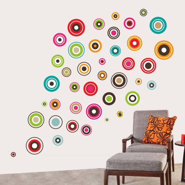 Aquire 120 cm Colorful Polka Motifs 6918 Self Adhesive Sticker