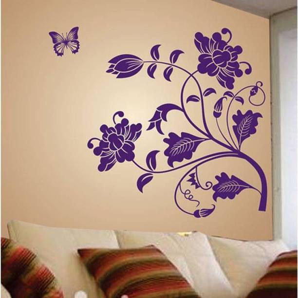 Aquire 110 cm Purple Vine Flower 5710 Self Adhesive Sticker