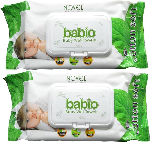 NOVEL Baby Wipes 80 Sheets/Pack With Lid