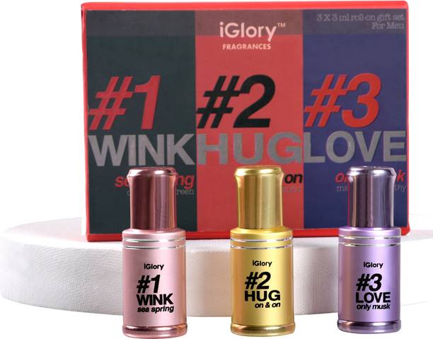 iGlory Roll On Fragrances Three-in-One Alcohol Free Per...