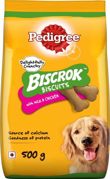 PEDIGREE Biscrok Biscuits (Above 4 Months) Milk Milk Dog Treat