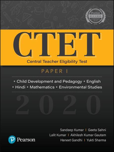 CTET 2020: Paper 1 | Child Development and Pedagogy, English, Hindi, Mathematics, EVS | First Edition | By Pearson