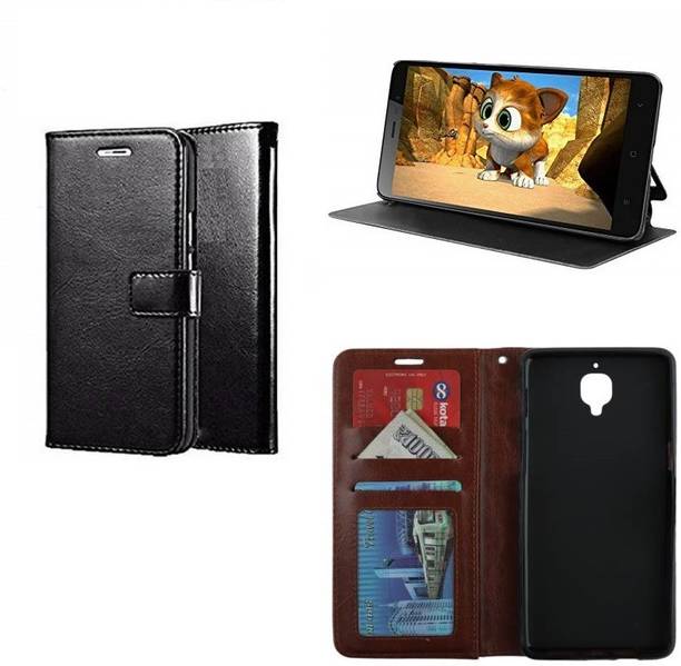 COVERBLACK Flip Cover for OnePlus 3T