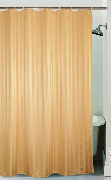 CASA FURNISHING 213.01 cm (7 ft) Shower PVC Curtain (Pack Of 4)