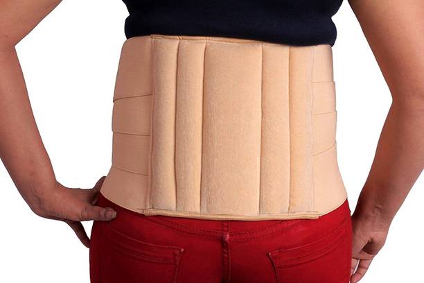 CRETO (LS Belt) Support Contoured Spinal Brace Lower Back Pain Osteoporosis Slip Disc Back / Lumbar Support