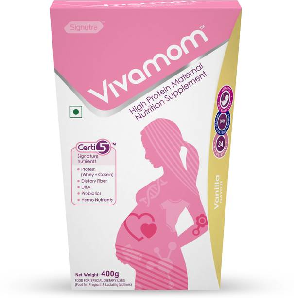 Signutra VivamomTM Maternal Nutrition Supplement- Vanilla- 400g BIB प्रोटीन मिश्रण
