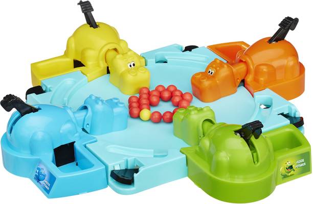 HASBRO GAMING Hungry Hippos Strategy & War Board Game
