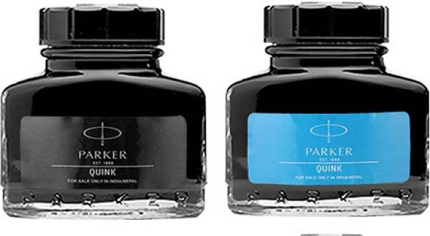 PARKER Quink Blue & Black Ink Bottle Ink Bottle