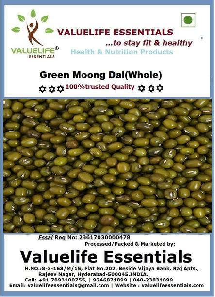 Value Life Green Moong Dal (Whole)