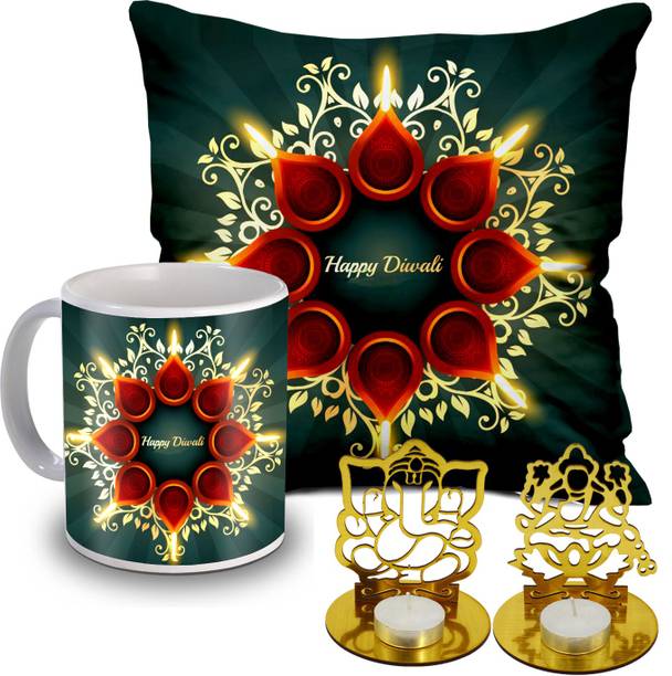 ME&YOU Cushion, Mug, Candle Holder Gift Set