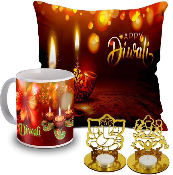 ME&YOU Cushion, Mug, Candle Holder Gift Set