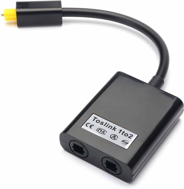 Tobo Digital Coax Audio Cable 0.05 m Digital Toslink Optical Fiber Audio Splitter