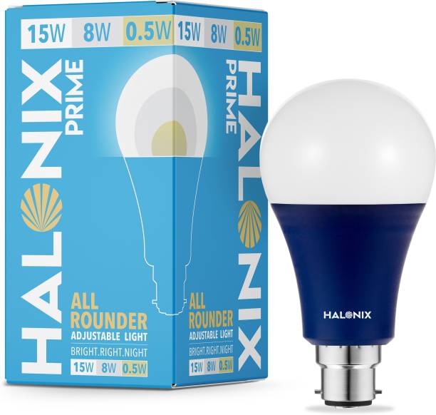 HALONIX ALL ROUNDER 15W B22 Pack 1 15 W, 8 W, 0.5 W Round B22 LED Bulb